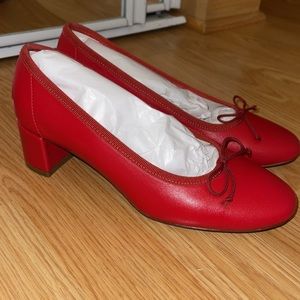 J.Crew Kate Block-heel Ballet Pump